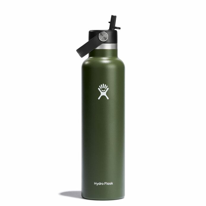 24 oz Standard Mouth w/ Flex Straw Cap - Olive N3