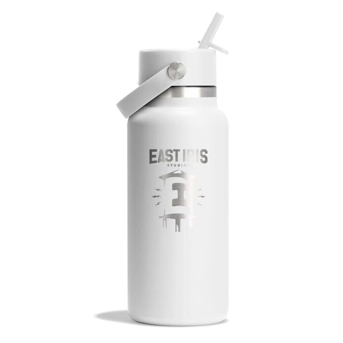 32 oz WM Flex Straw Bottle - Hydro Flask + East Iris Studios Q8